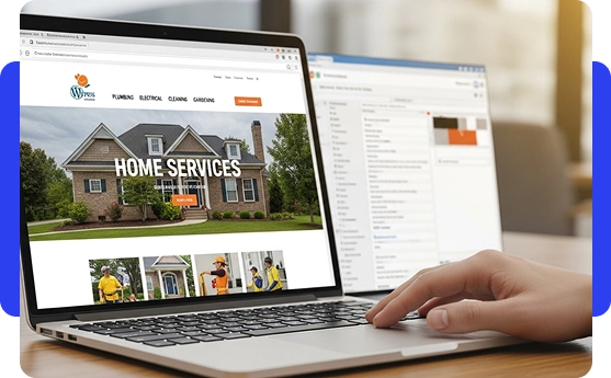 Premium Features website Design for Home Service