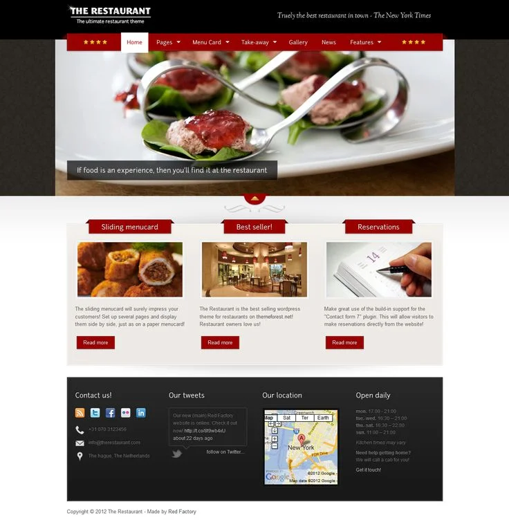 RESTURANT WEBSITER