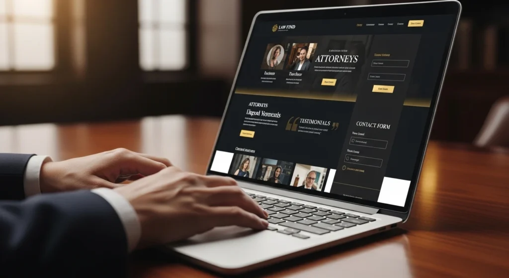 lawyer web design orange county