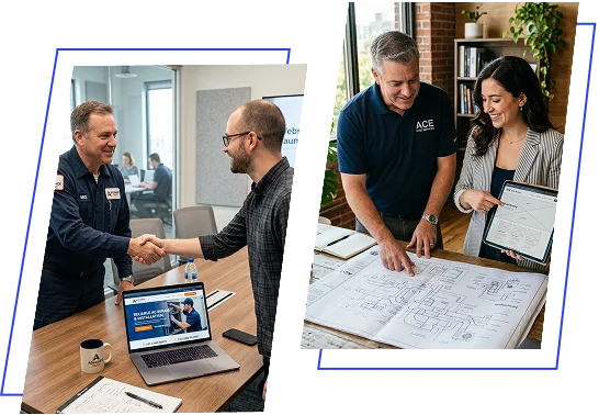 HVAC Web Design 19 Professional HVAC website designer designing a responsive business website