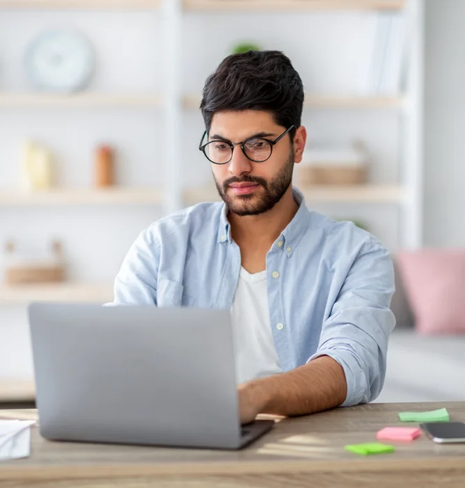 a web designer working
